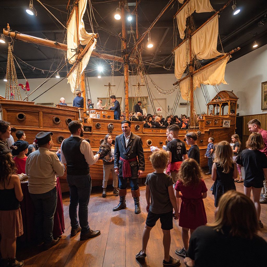 Themed birthday party with elaborate decorations